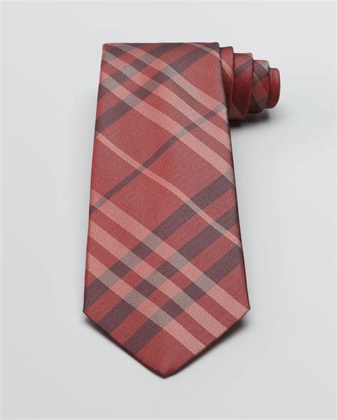 burberry red check tie|Burberry ties on sale.